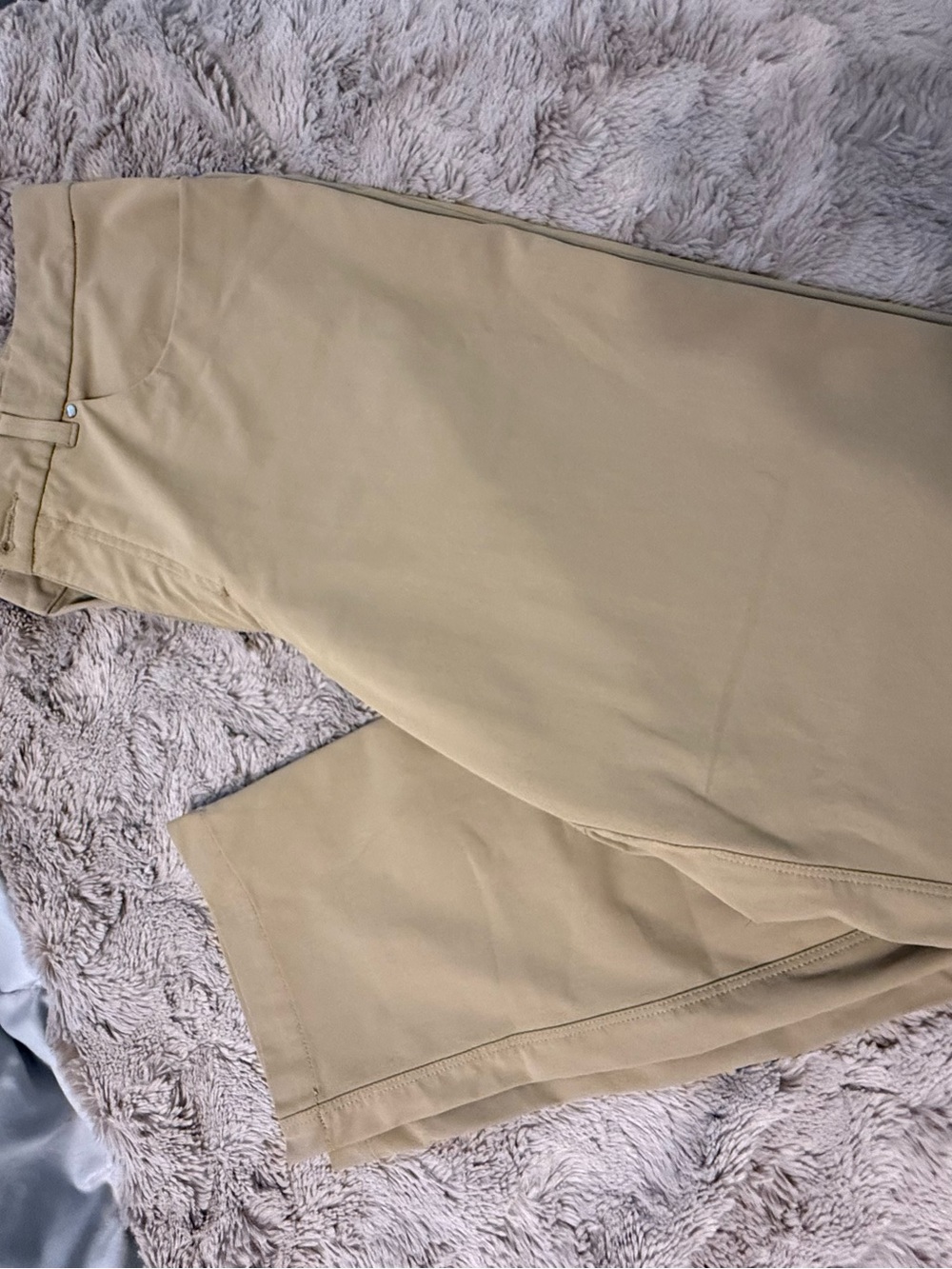 Classic Men’s Khaki Dress Pants - Tailored Straight Fit